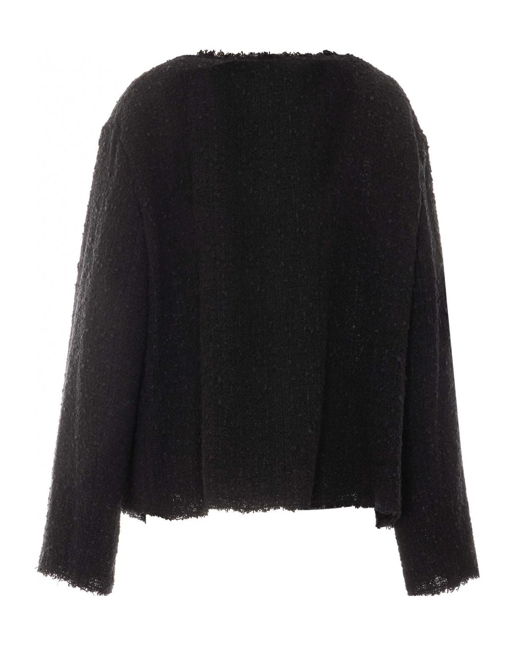 The Row Black Long-Sleeve Casual Jacket