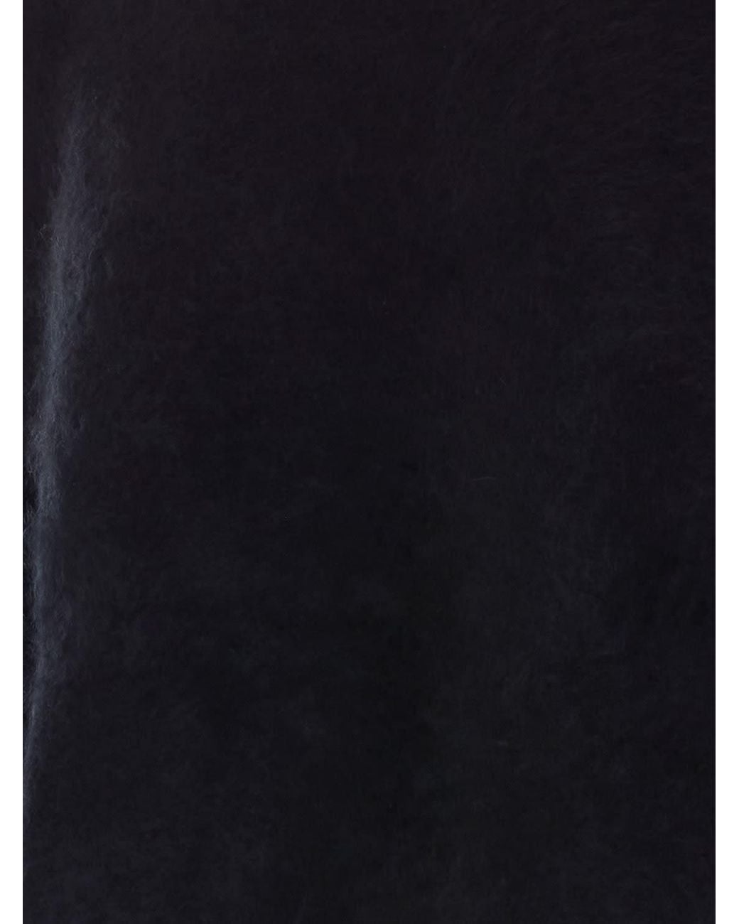 Soft Goat Black Crew-Neck Long-Sleeve Sweater
