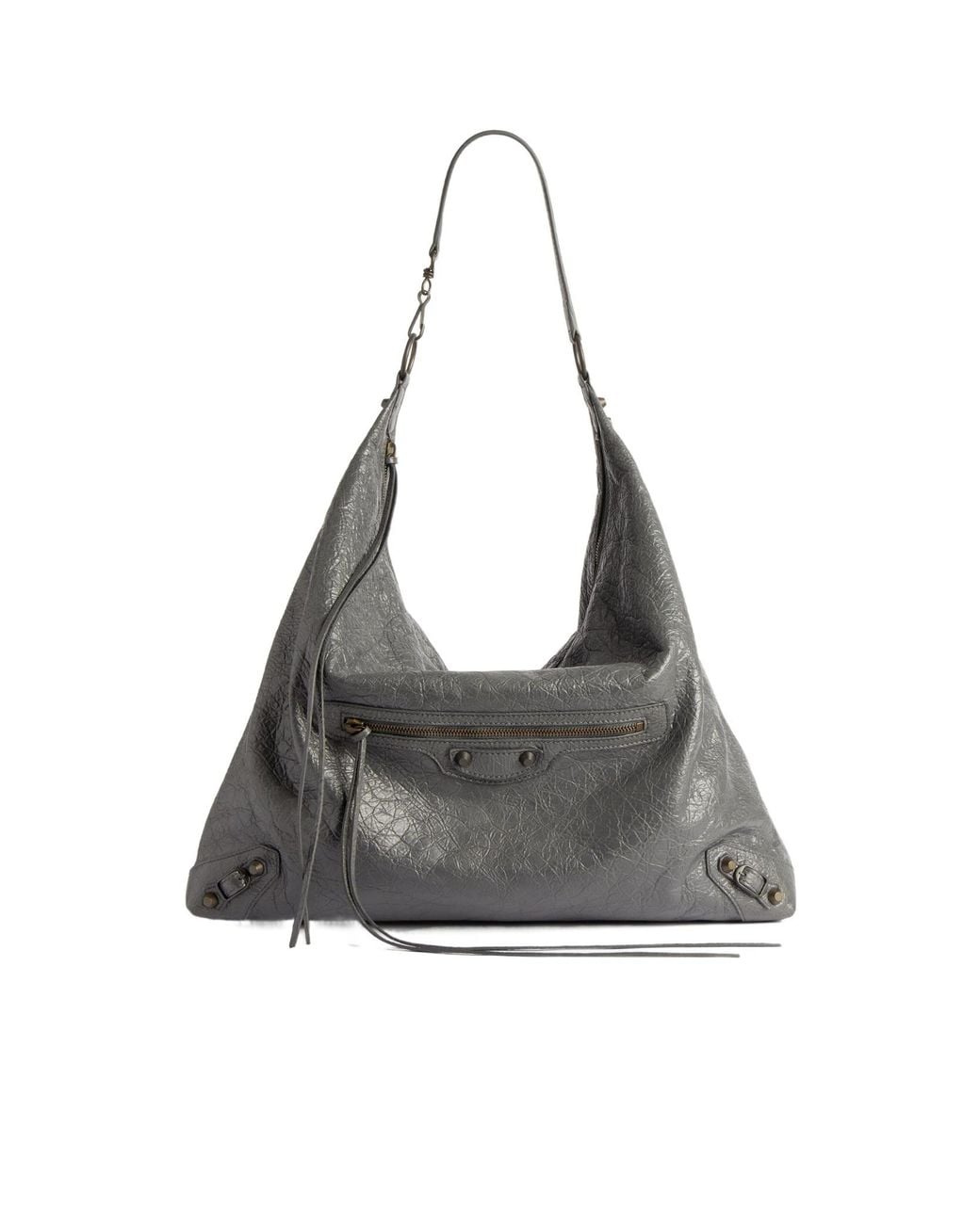 Balenciaga Gray Le City Large Hobo Bag