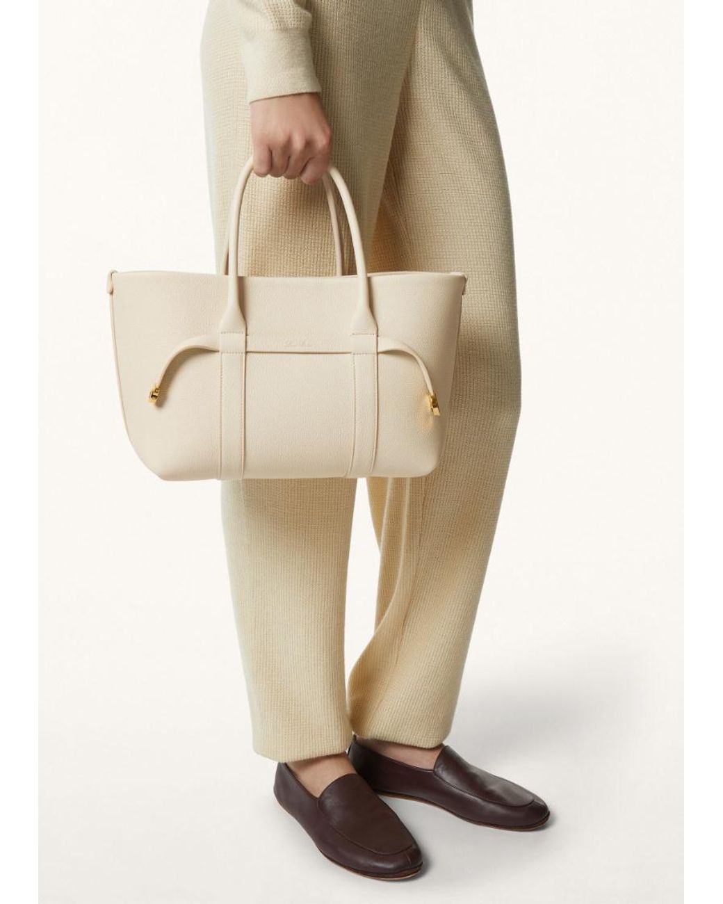 Loro Piana Natural Ghiera Shopper Small