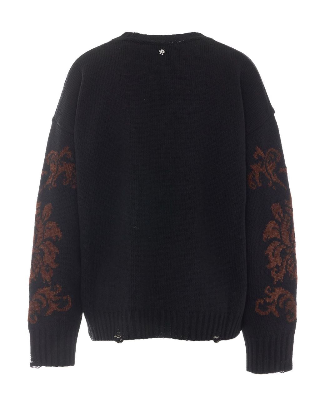 Aniye By Black Tulan Jacquard Knitted Sweater