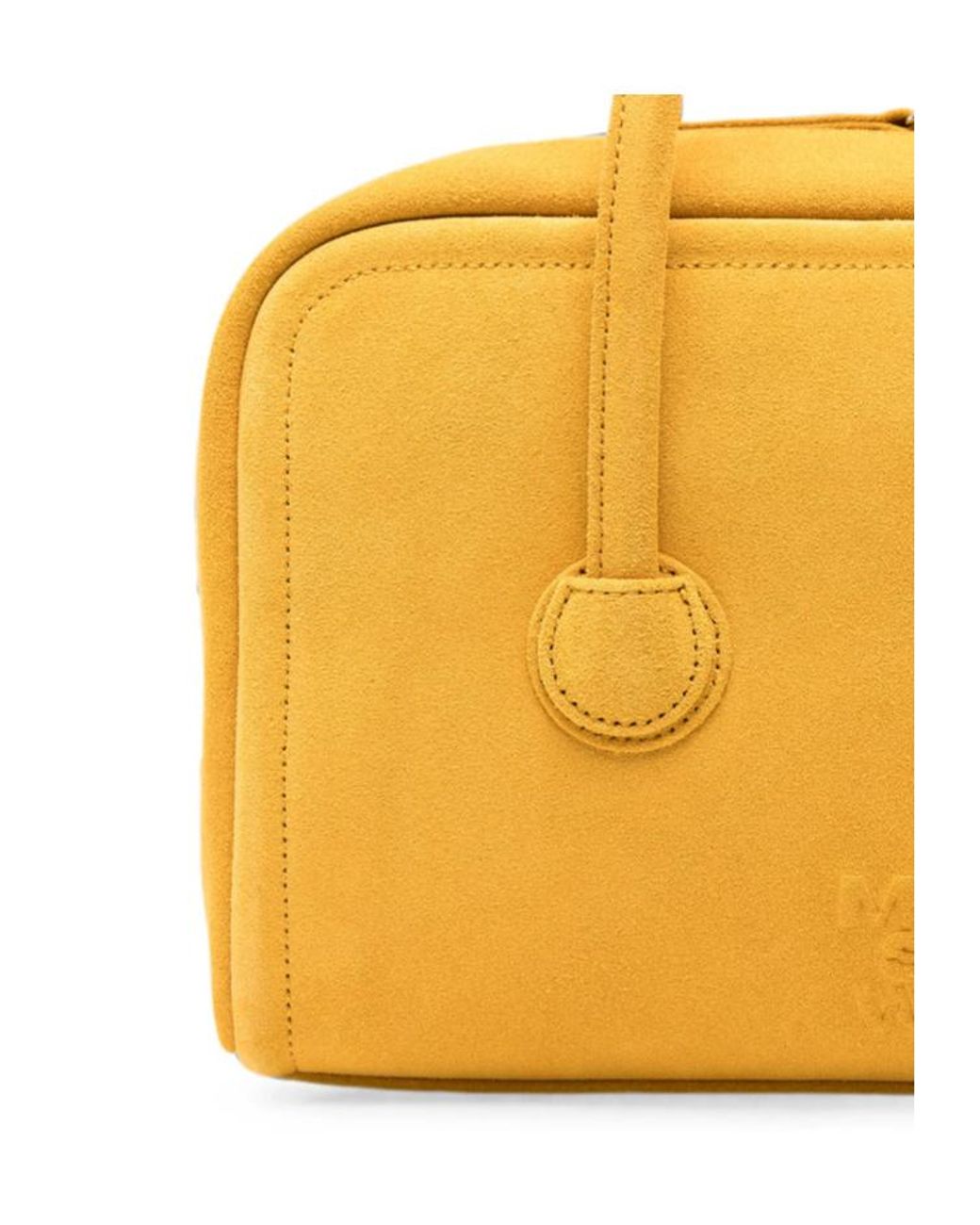 MARGE SHERWOOD Yellow Zippered Shoulder Bag