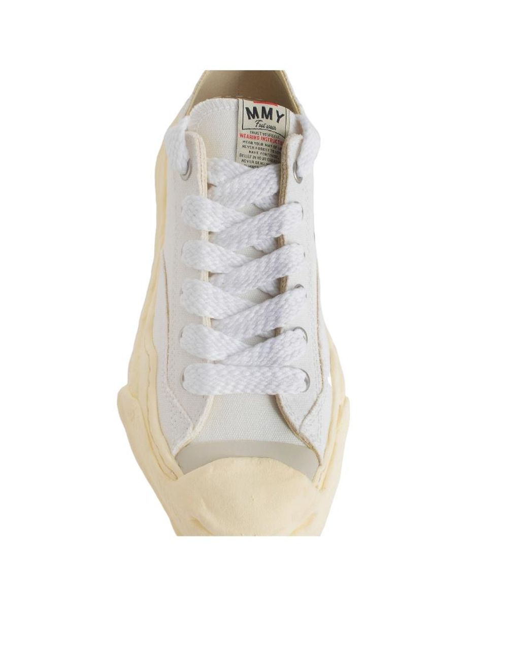Maison Mihara Yasuhiro White Hank Lace-Up Sneakers for men