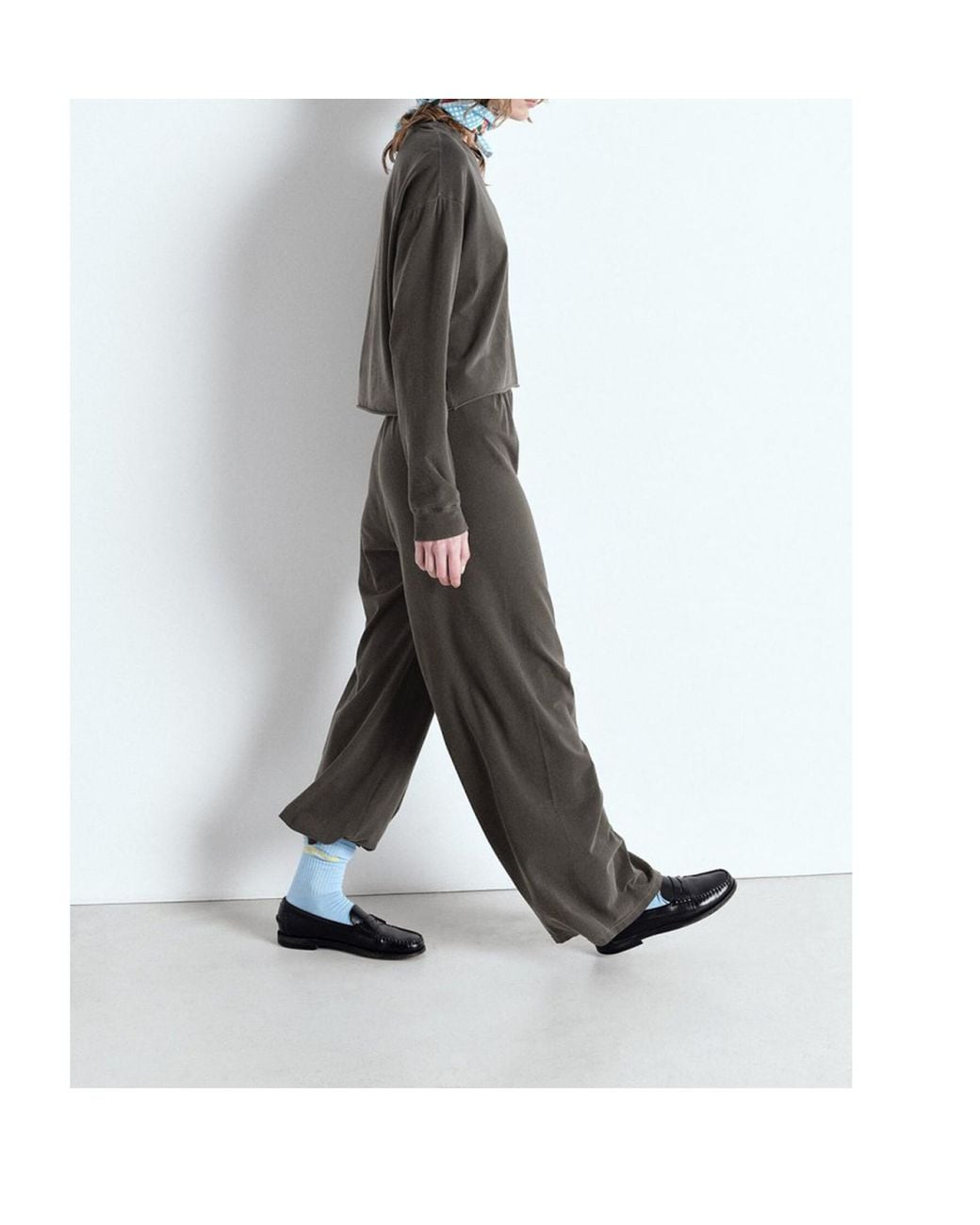American Vintage Gray Straight-Leg Sweatpants