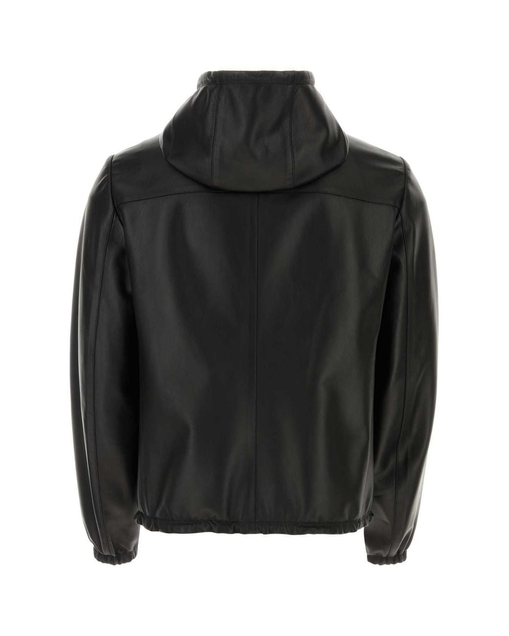 Prada Black Reversible Hooded Jacket for men