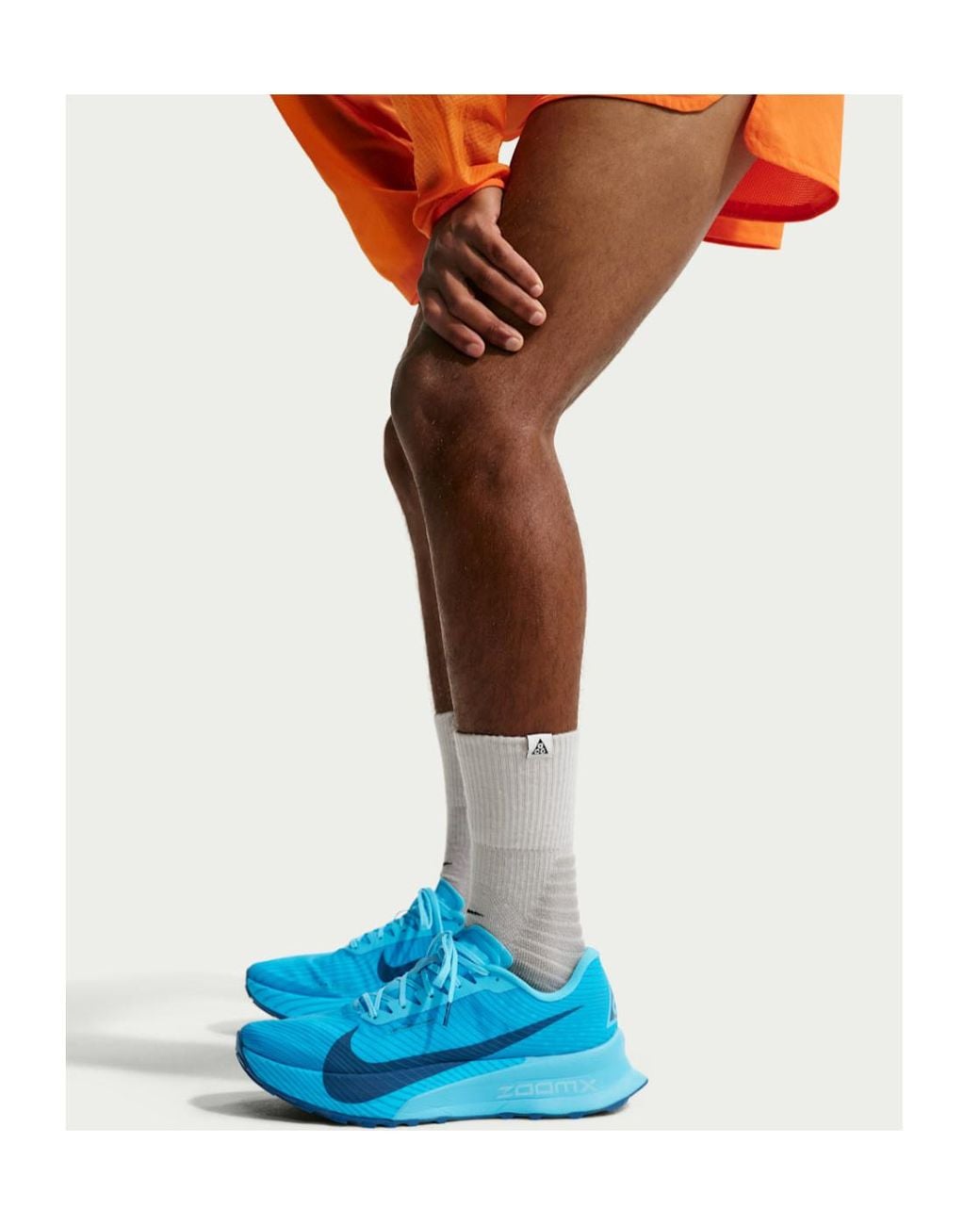 Nike Blue Acg Ultrafly Trail Running Shoes for men