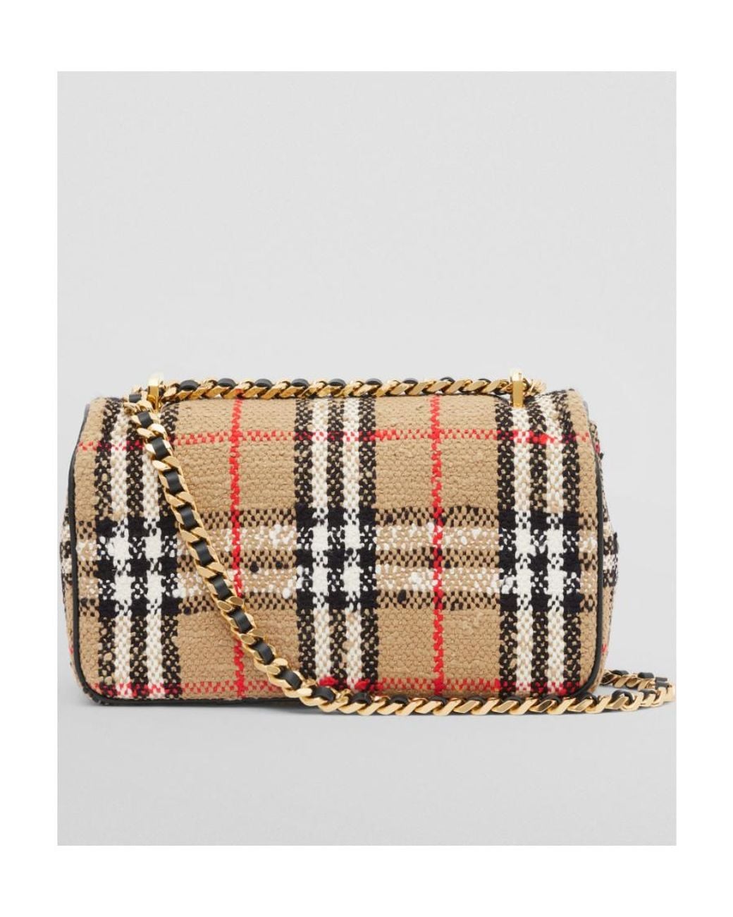 Burberry Brown Vintage Checked Small Lola Shoulder Bag