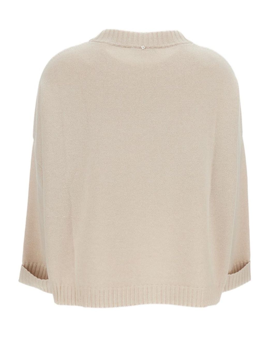 Lorena Antoniazzi Natural Knitted Jumper