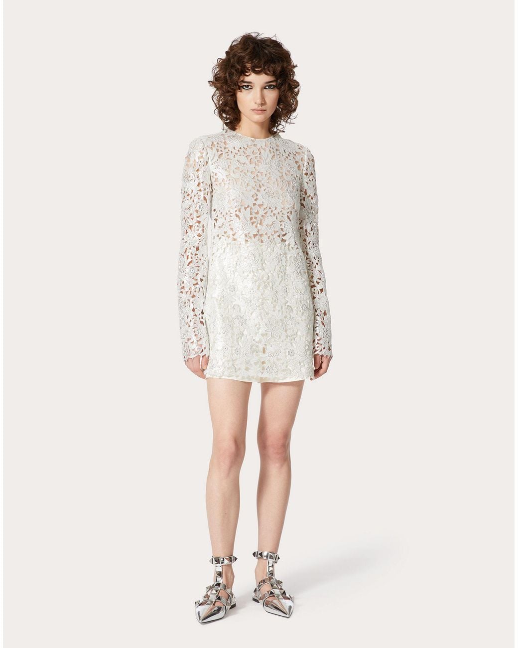 Valentino White Slim Dress