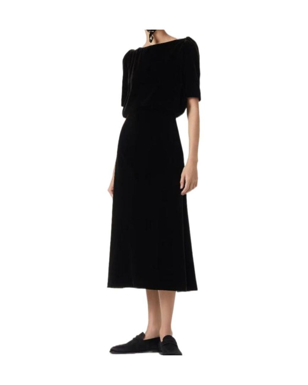 Loro Piana Black Laine Dress