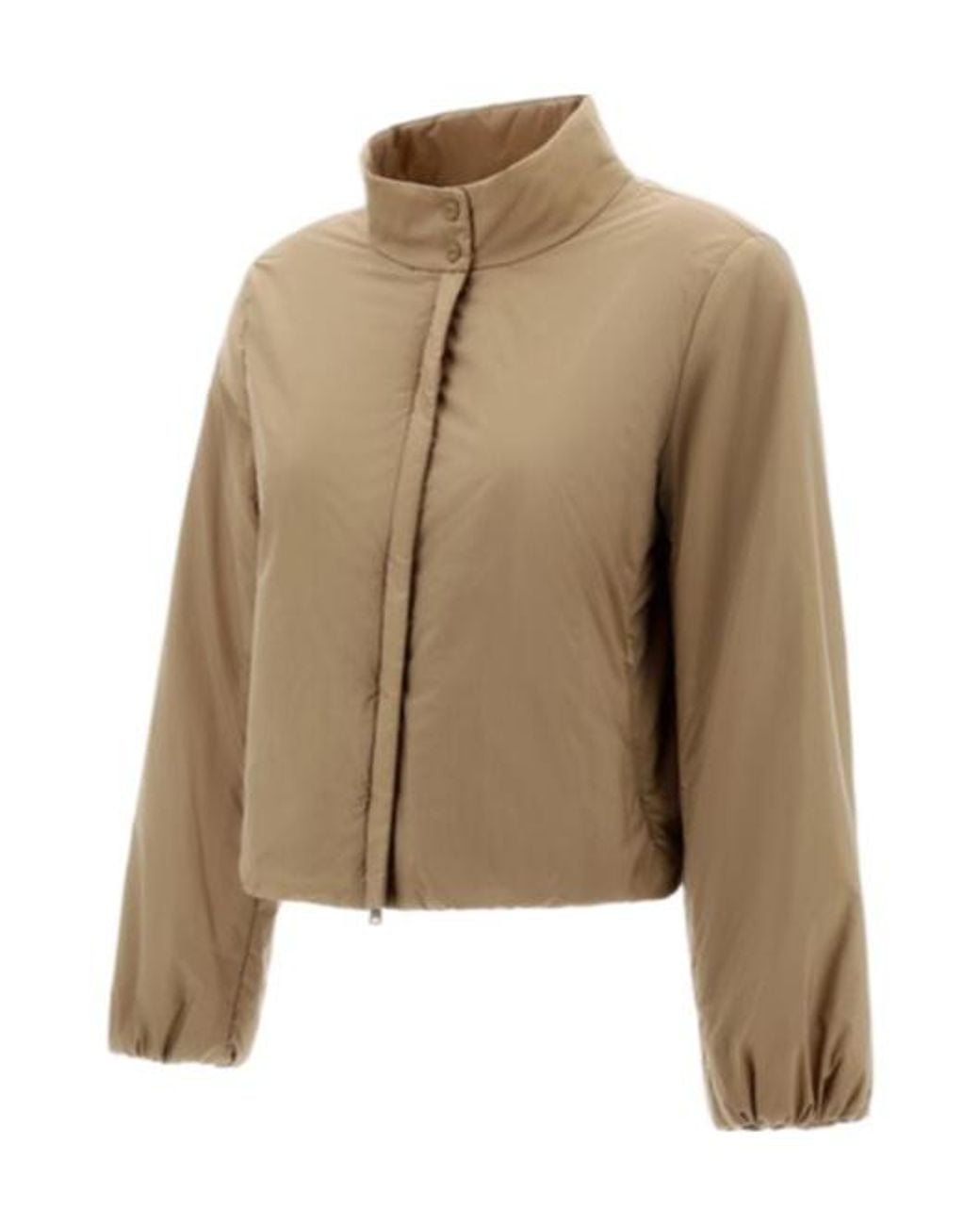 Herno Natural Logo-Plaque Water-Repellent Jacket