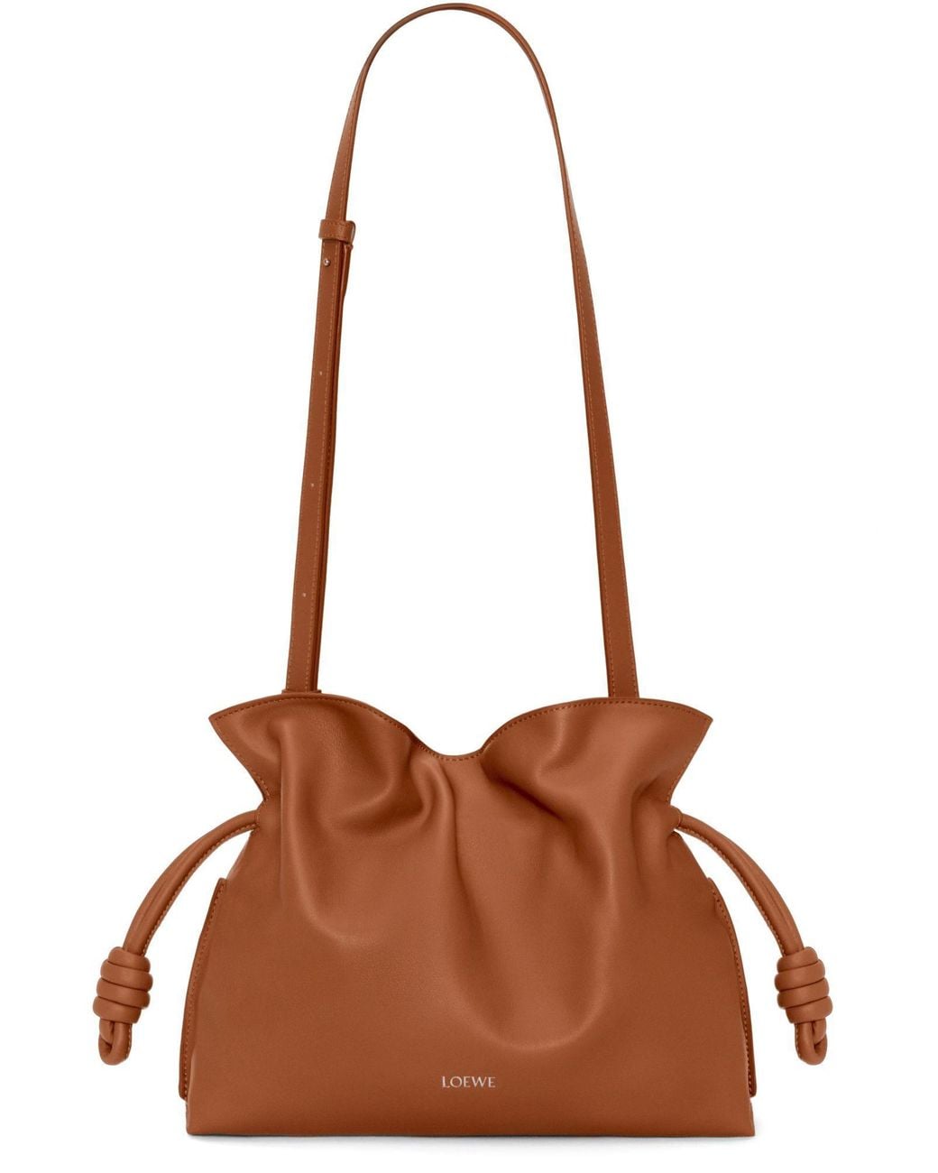 Loewe Brown Medium Flamenco Clutch