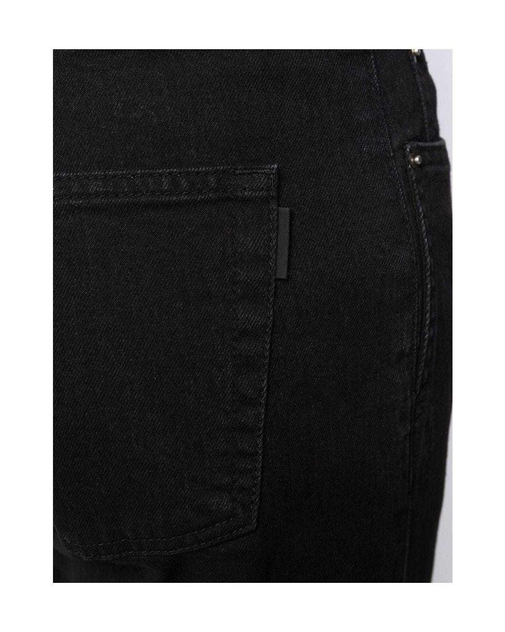 Saint Laurent Black Straight Leg Jeans for men