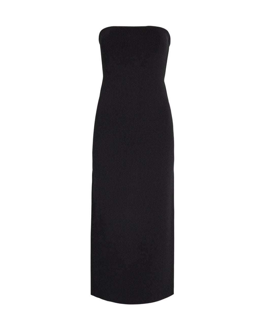 Anine Bing Black Neck Slim-Fit Knitted Dress