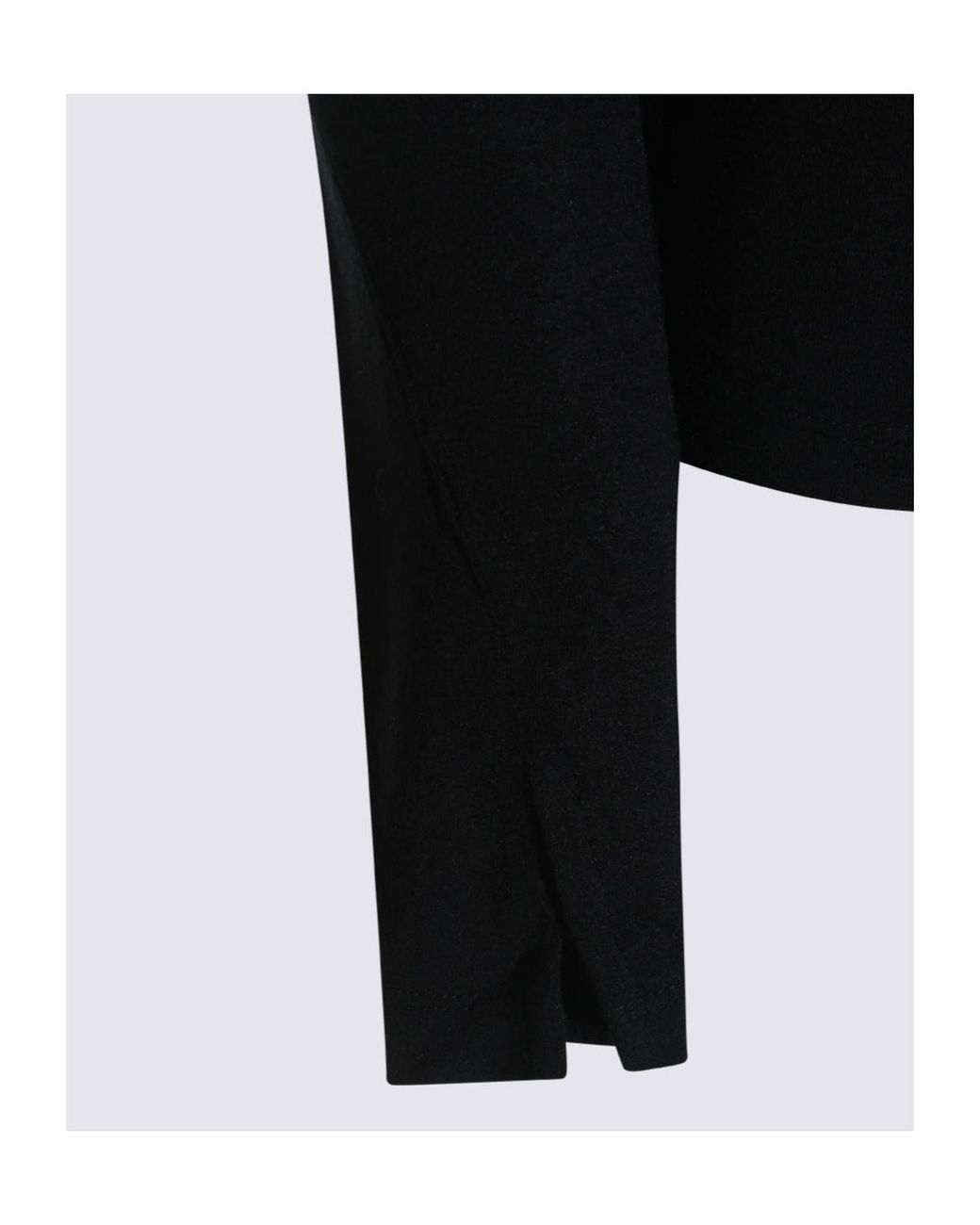 Thom Krom Black Fitted Turtleneck Top