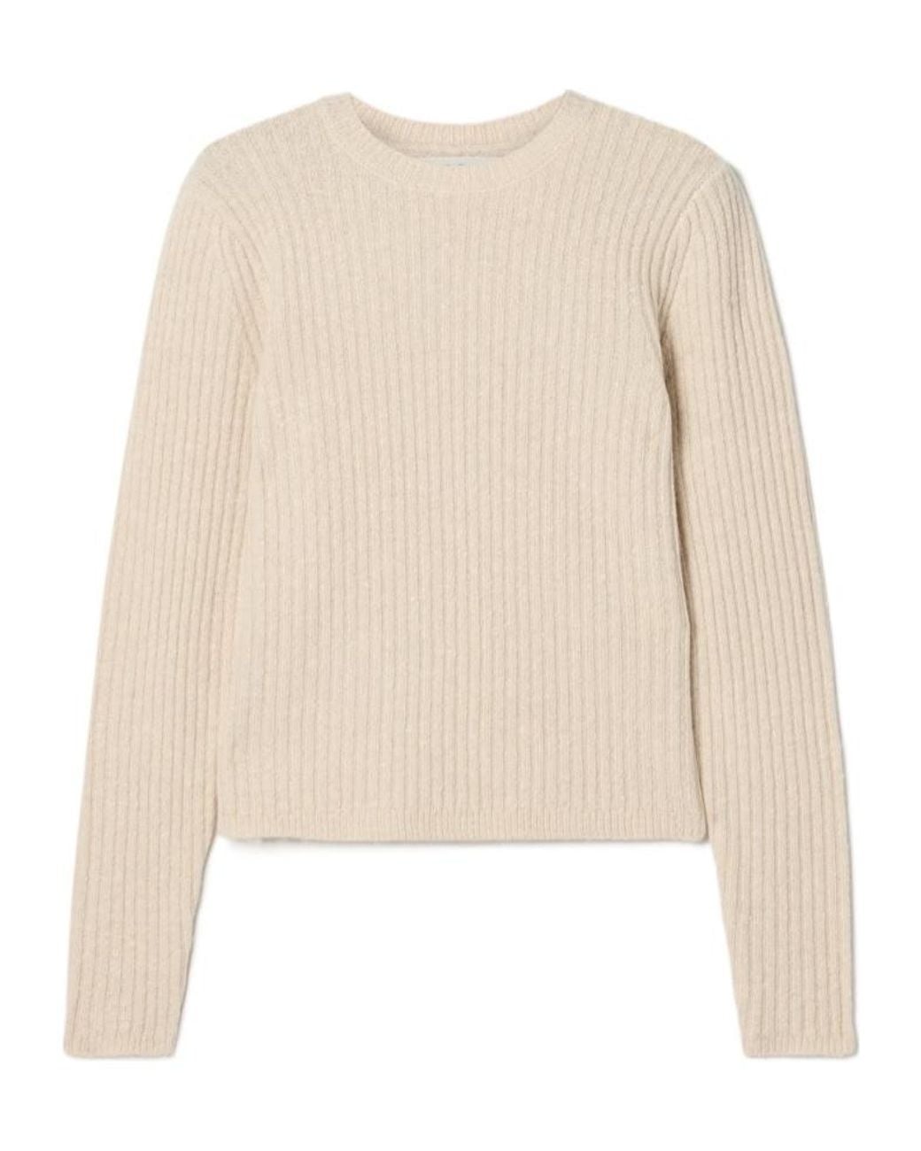 Co. Natural Long-Sleeved Crew Neck Sweater