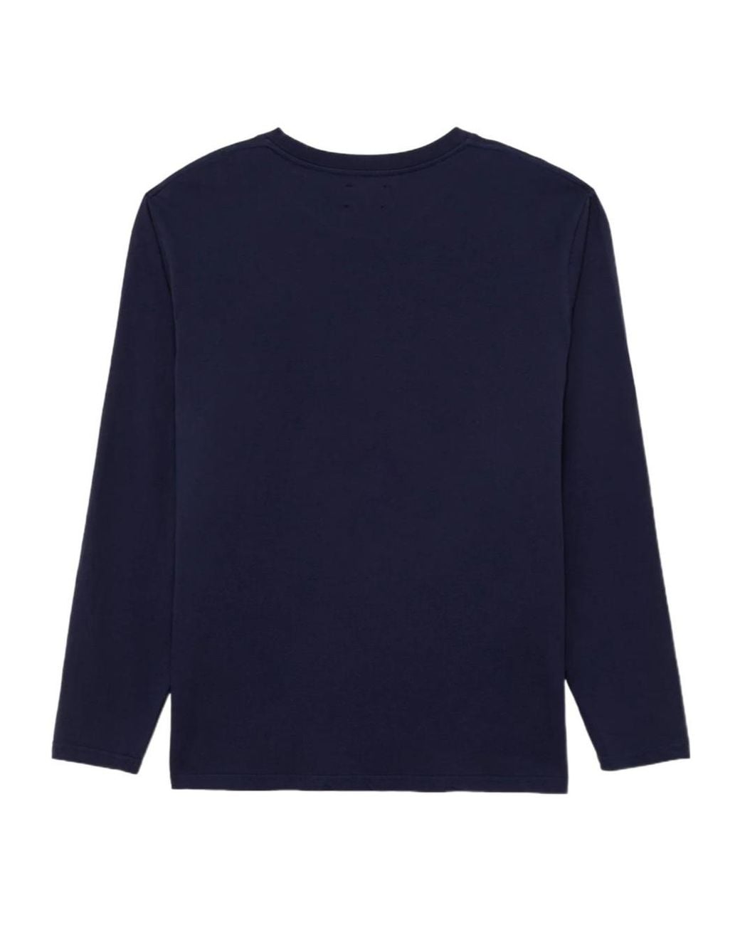 Autry Blue Long Sleeved Logo Embroidered T-Shirt for men
