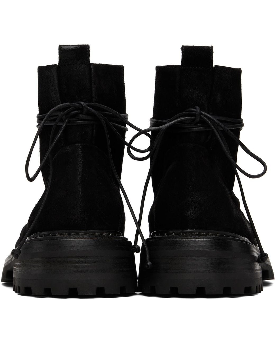 Marsèll Black Carraucola Ankle Boots for men