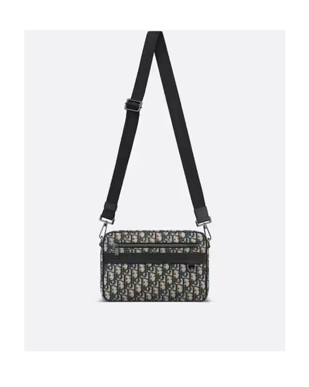 Dior Black Maxi Safari Bag With Strap for men
