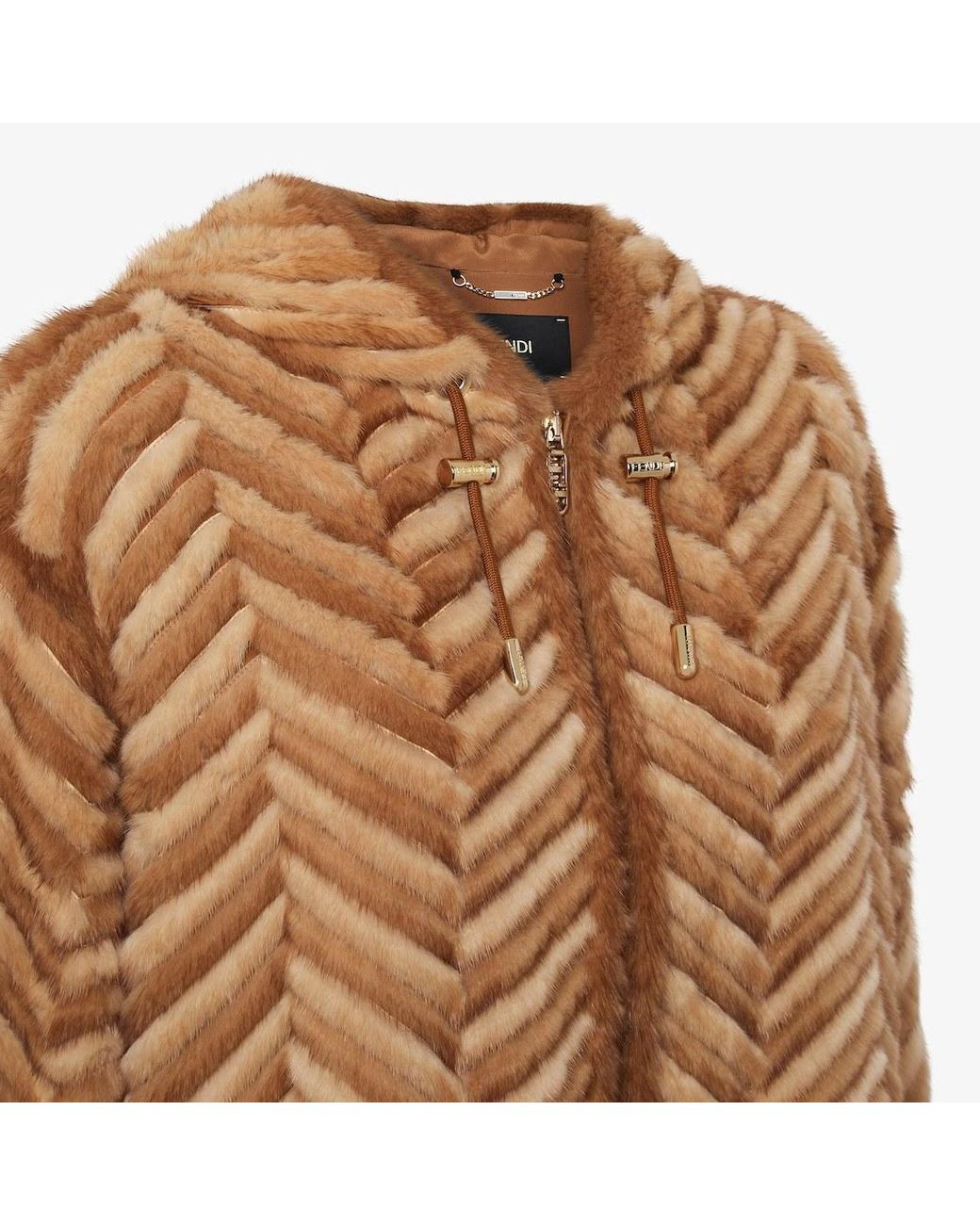 Fendi Brown Mink Jacket