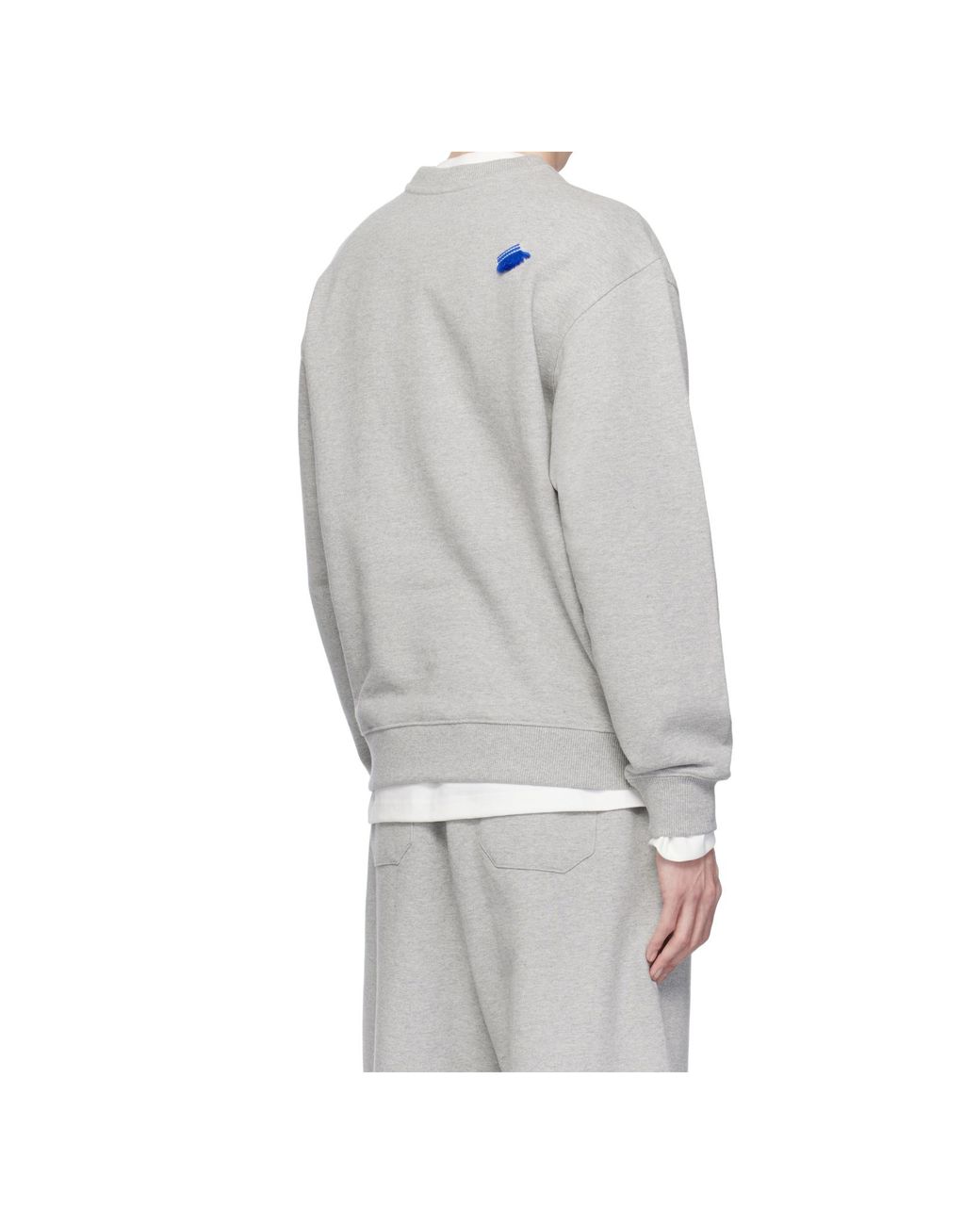 Adererror Gray Long Sleeve Sweatshirt for men