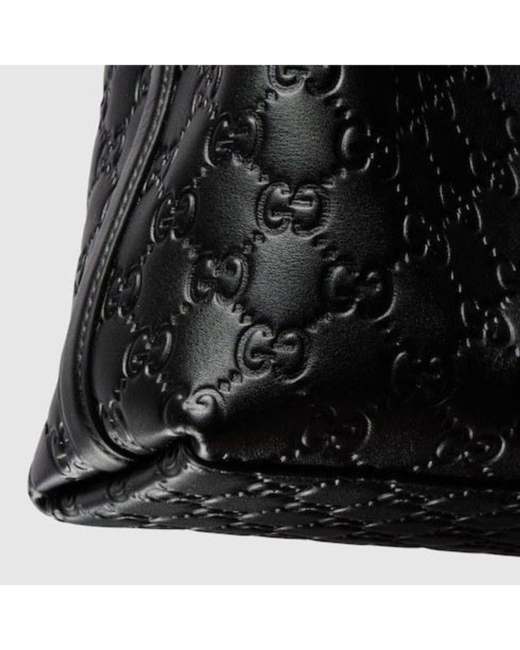バッグ・カバンその他 GUCCI GG Emblem small black bucket bag GG Emblem small bucket bag in black leather | GUCCI® US
