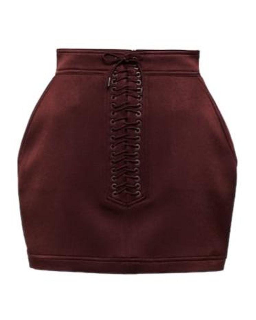 Alex Perry Red Spence High-Rise Miniskirt