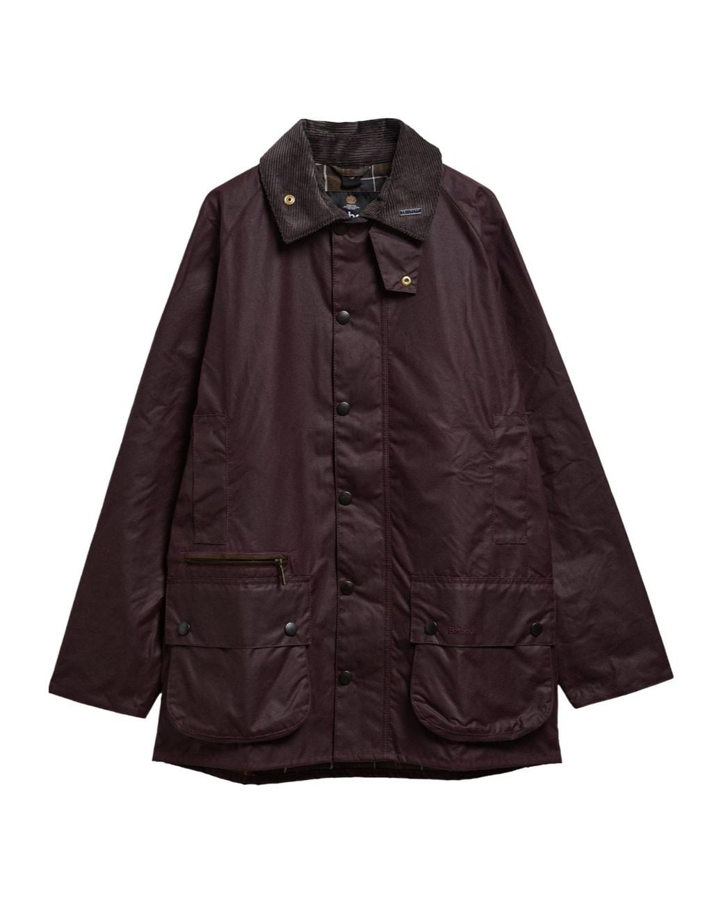 Barbour Purple Wax Field Jacket for men