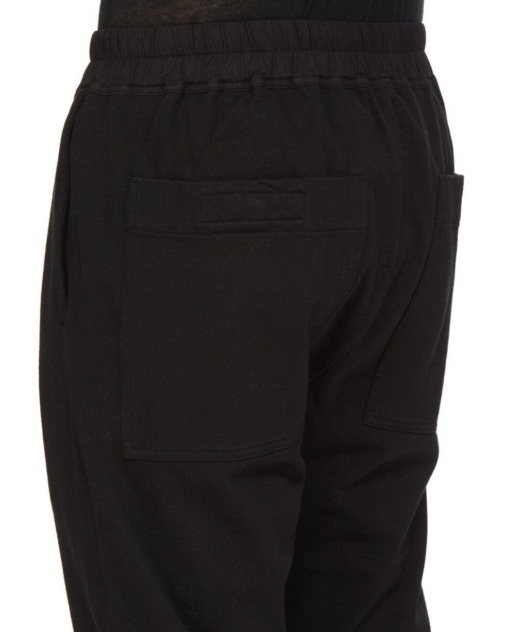 Rick Owens Black Berlin Drawstring Pants for men
