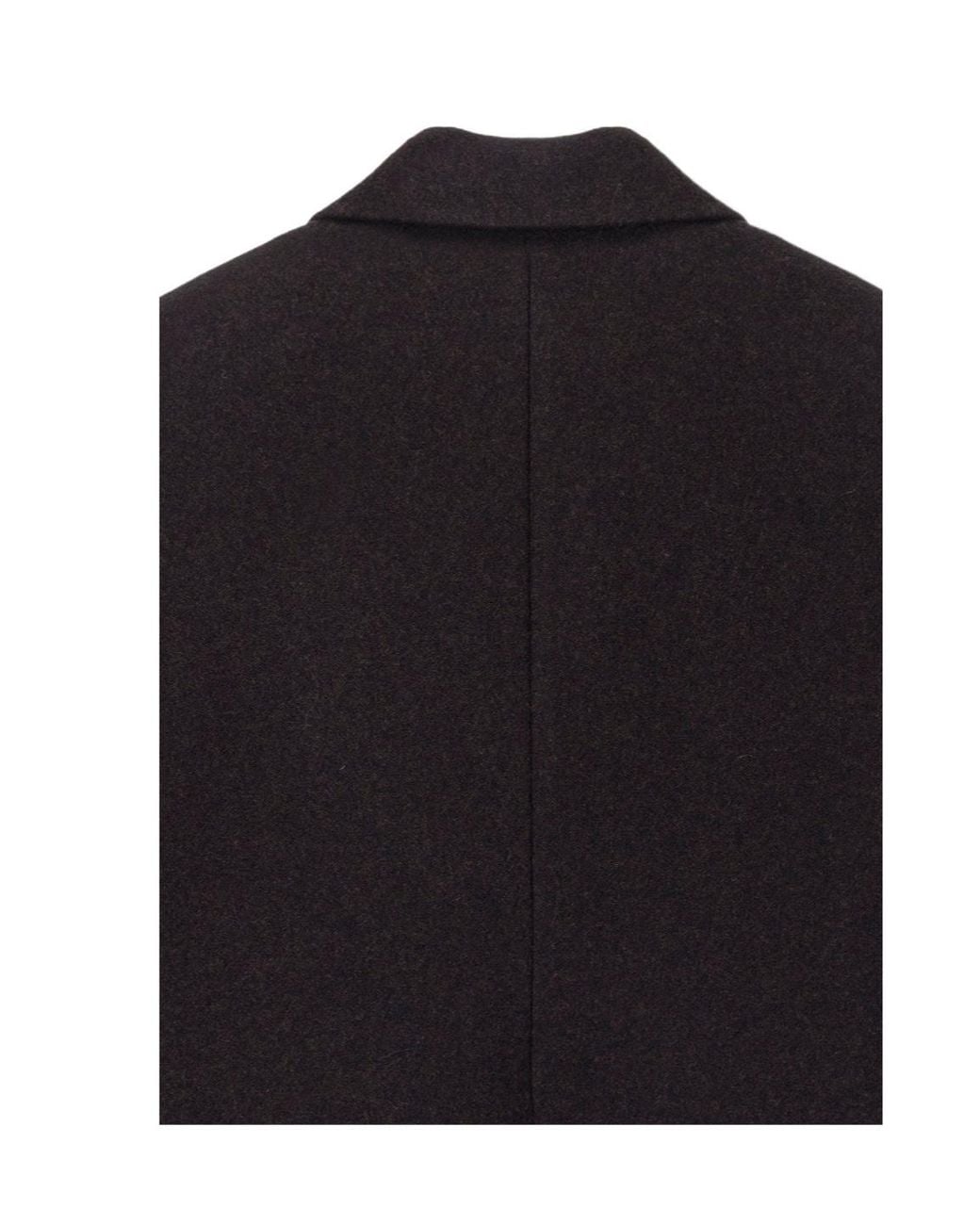 DUNST Black Boxy Tailored Coat for men