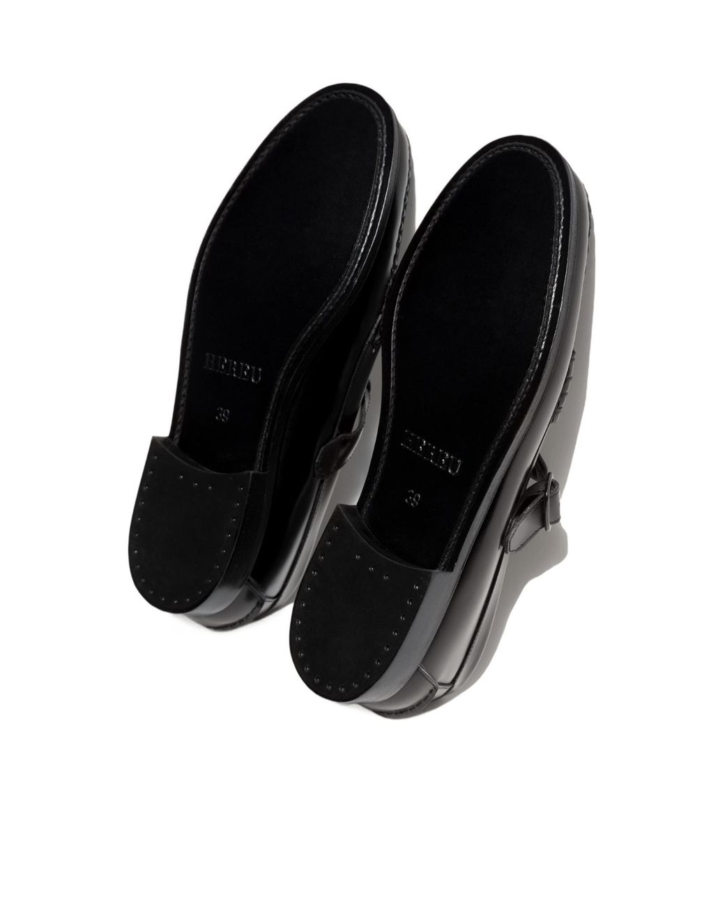 Hereu Blue Alber Almond Toe Loafers