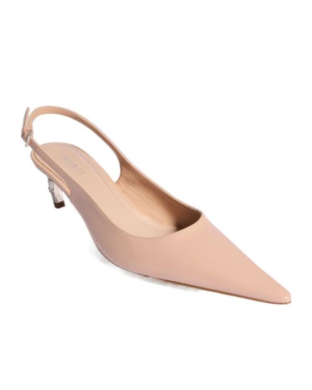 Gucci Pink Castello Slingback Pump