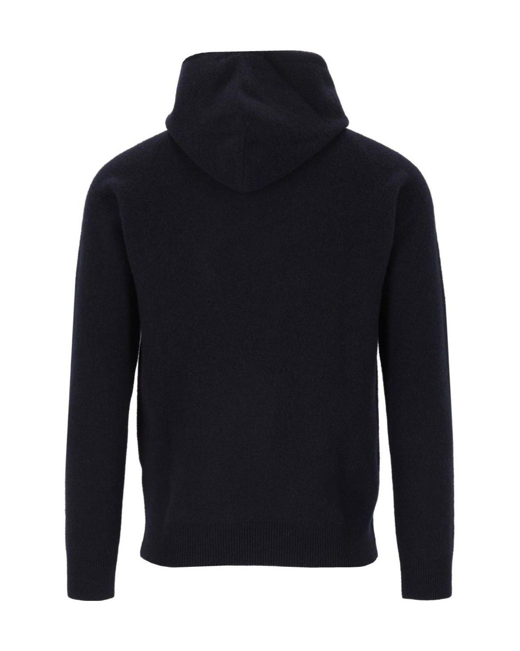 Al Duca D'aosta Blue Long-Sleeve Hooded Pullover for men