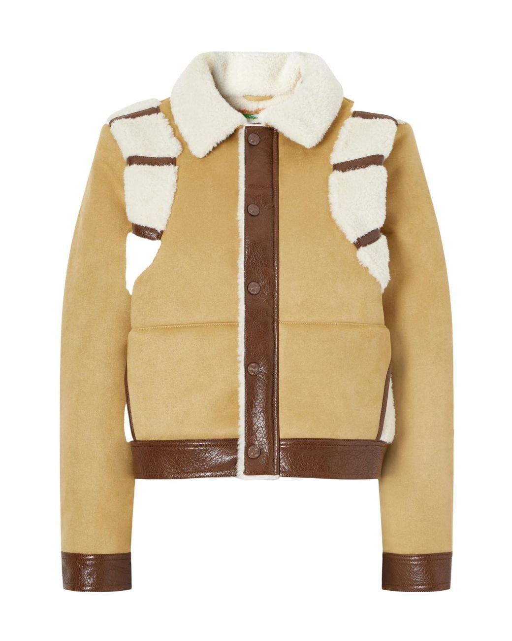 Mother Metallic Cropped Puffer Jacket