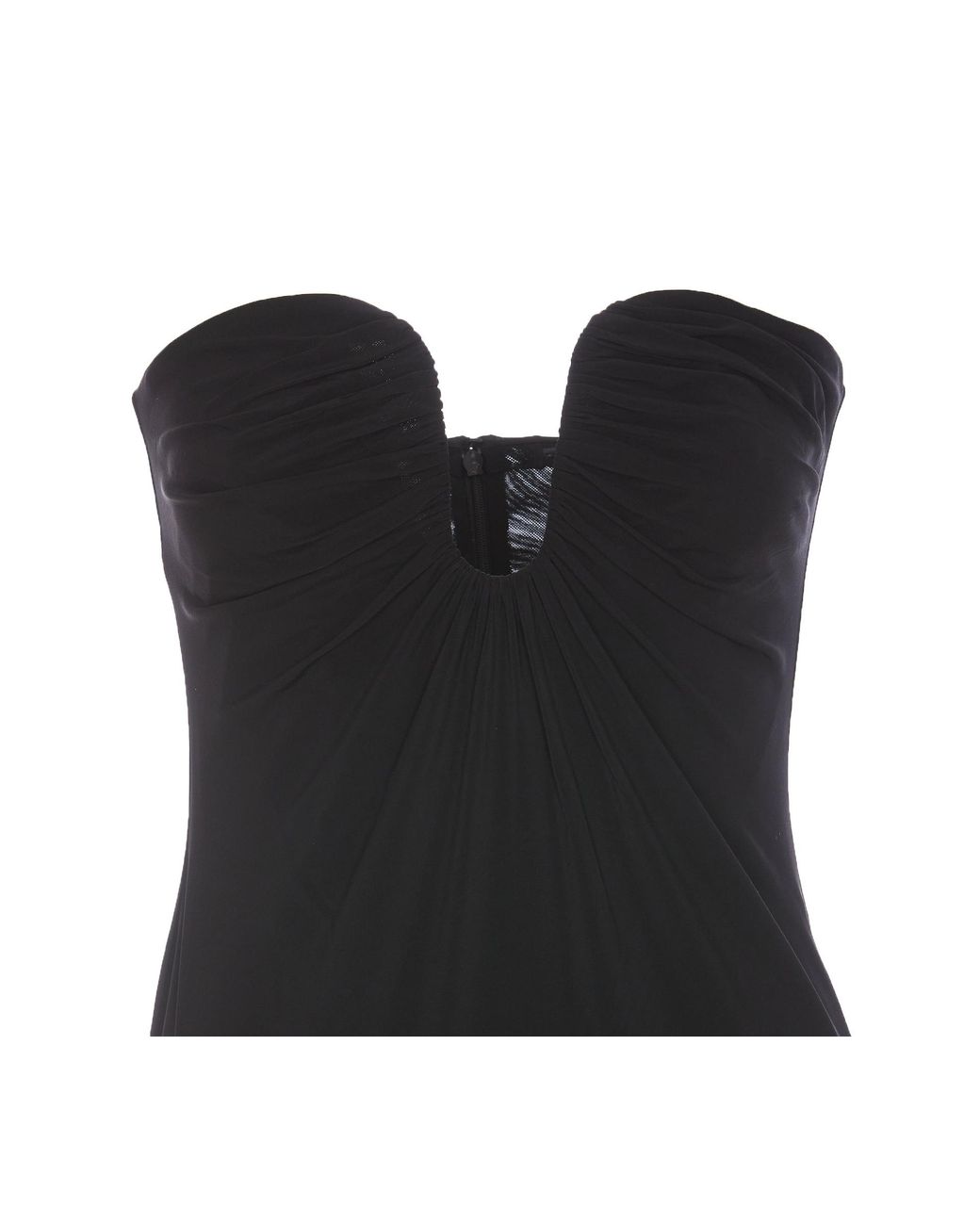 Pinko Black Cenerino Strapless Mini Dress