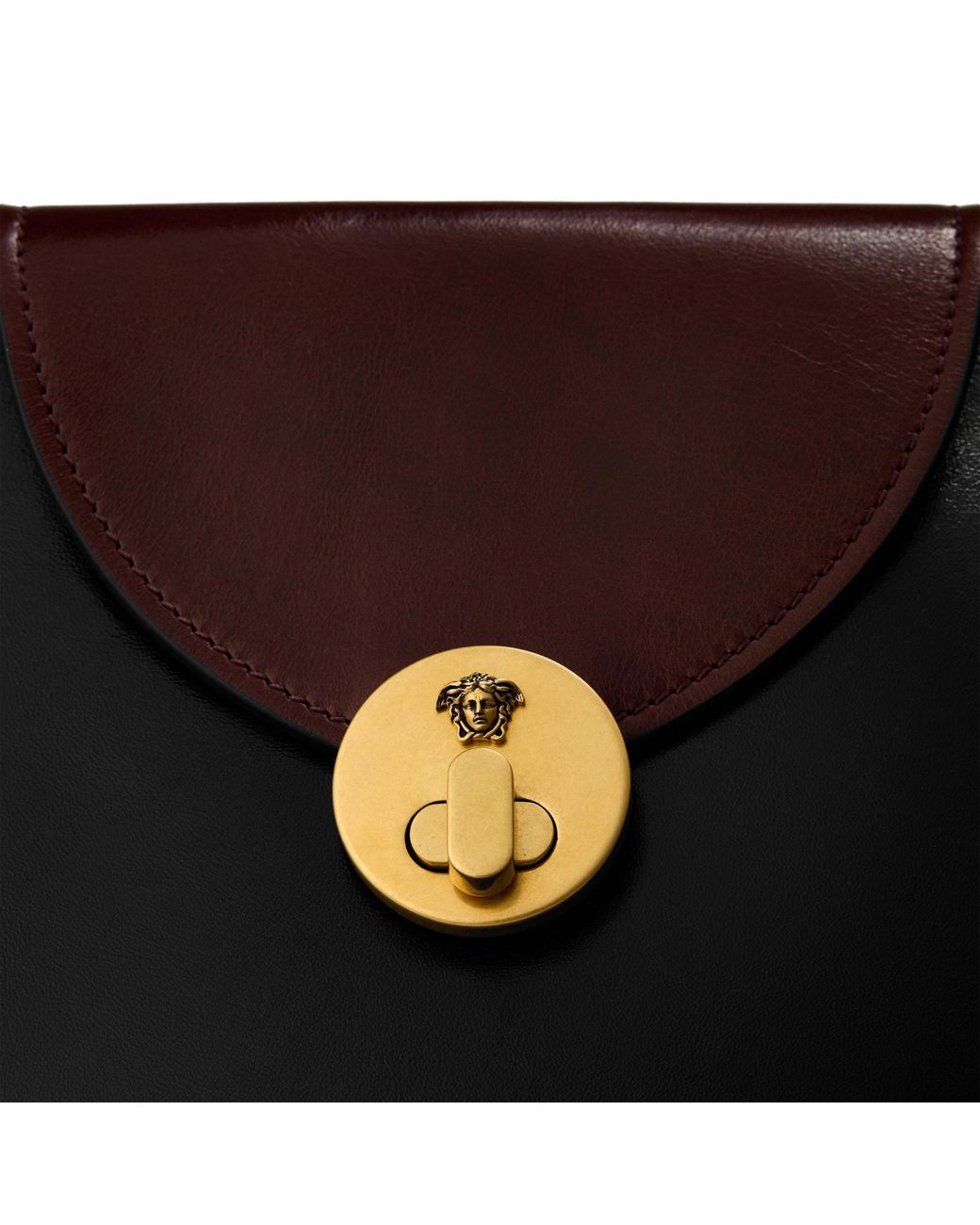 Versace Black Dark Pattern Shoulder Bag
