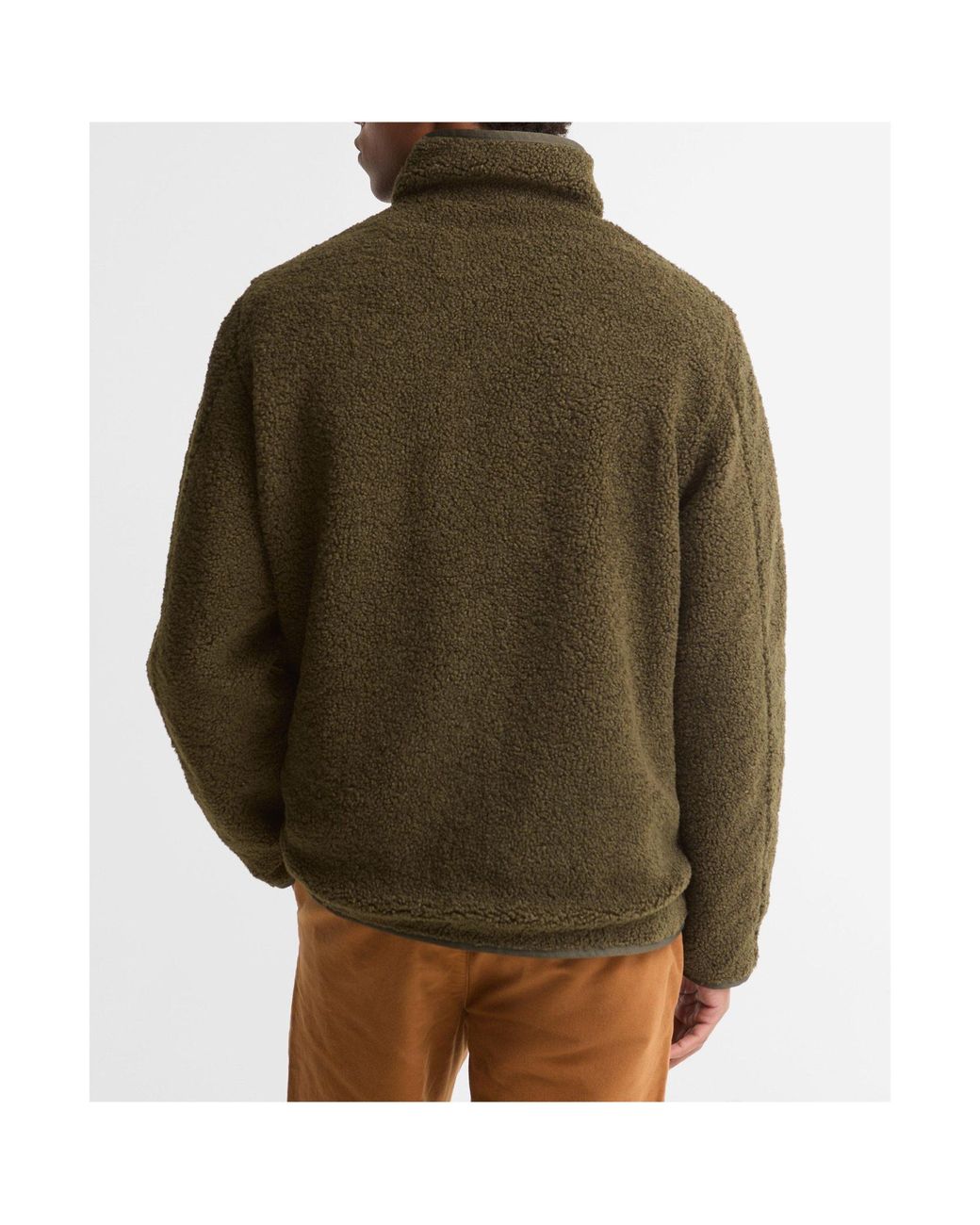 Barbour Green Reversible Fleece Jacket for men