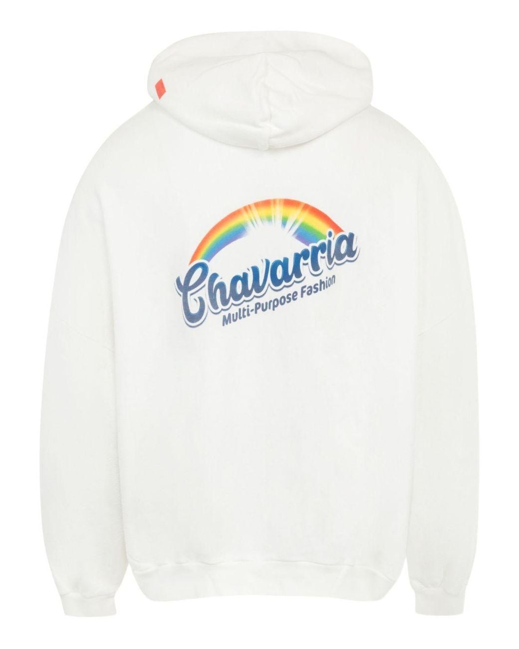 Willy Chavarria White Hooligan Oversized Hoodie for men
