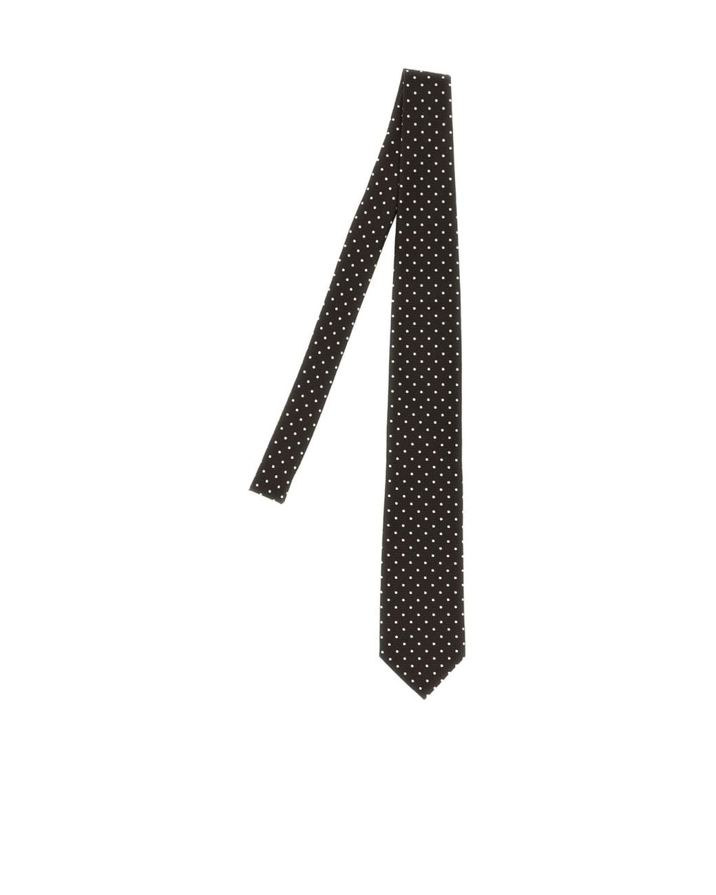 Tom Ford Black Polka-Dot Tie for men