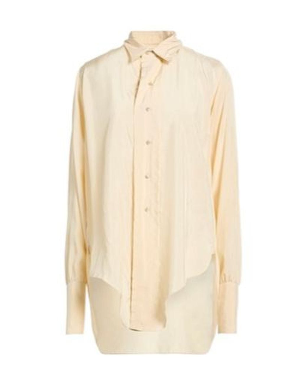 Maison Margiela Natural Solid Colour Shirts