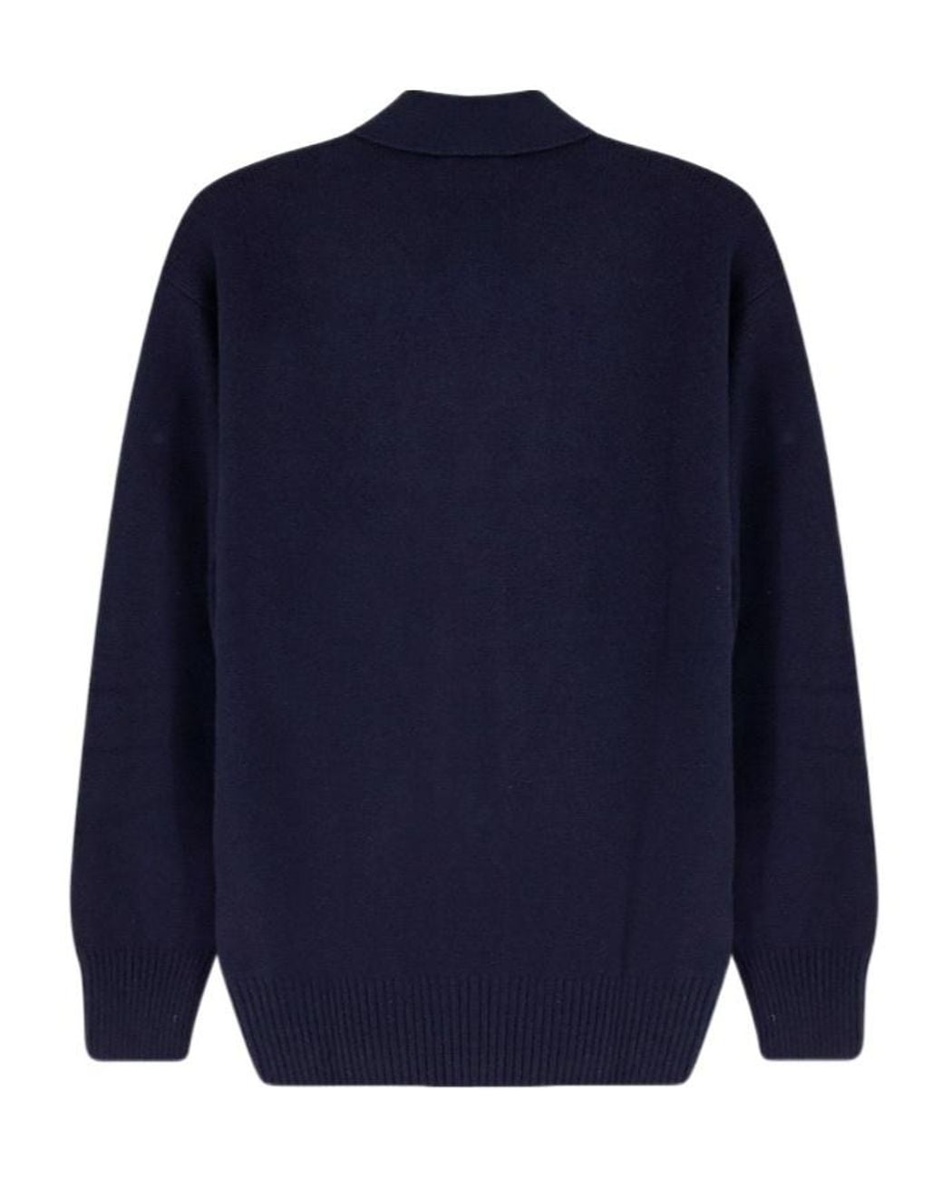 Gran Sasso Blue V-Neck Buttoned Cardigan for men