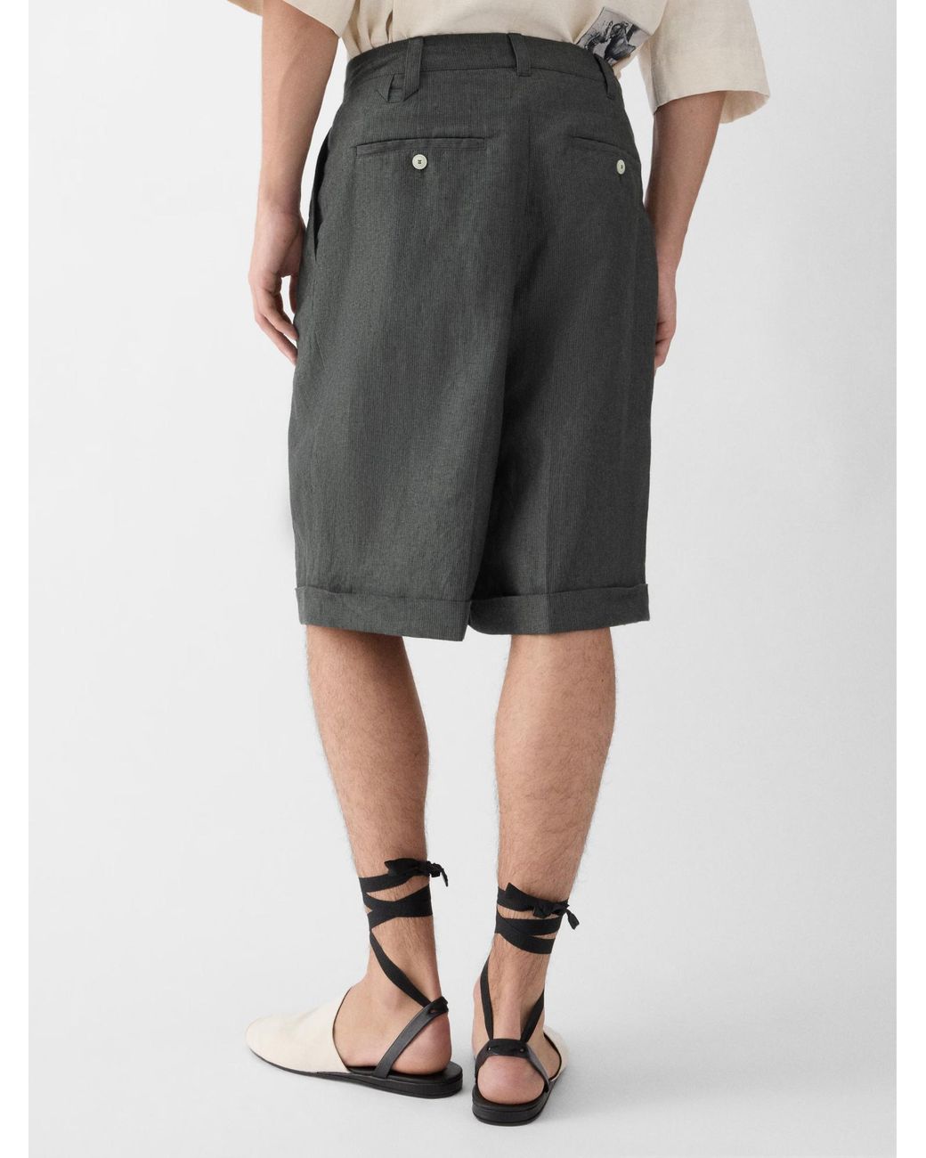 Jacquemus Black The Pastro Bermuda Shorts for men