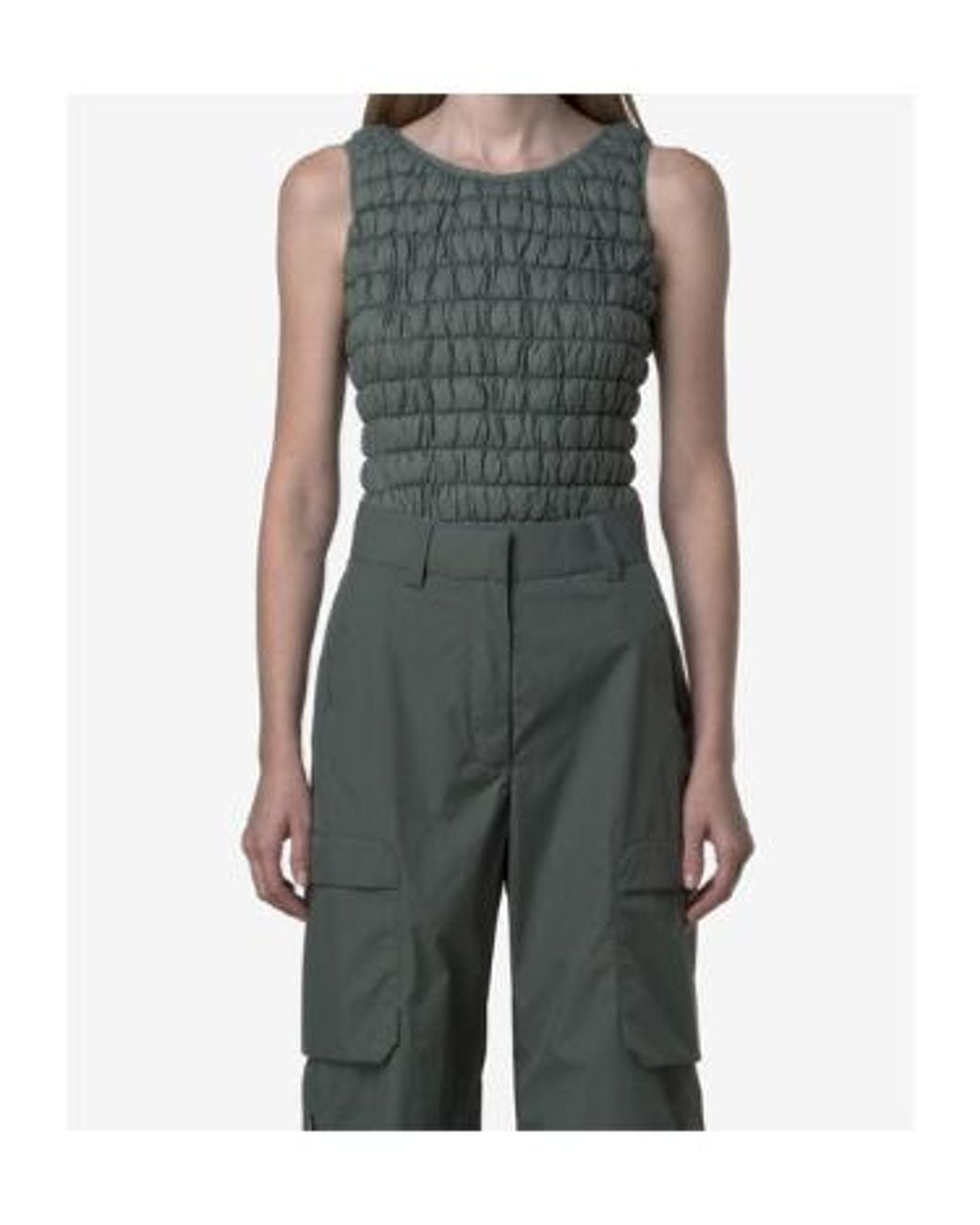 K-Way Gray Lexi Tech Warm Bodysuit