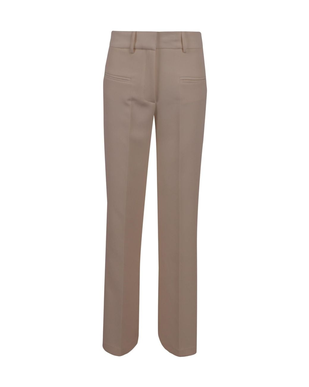 FEDERICA TOSI Gray Casual Trousers With Belt Loops