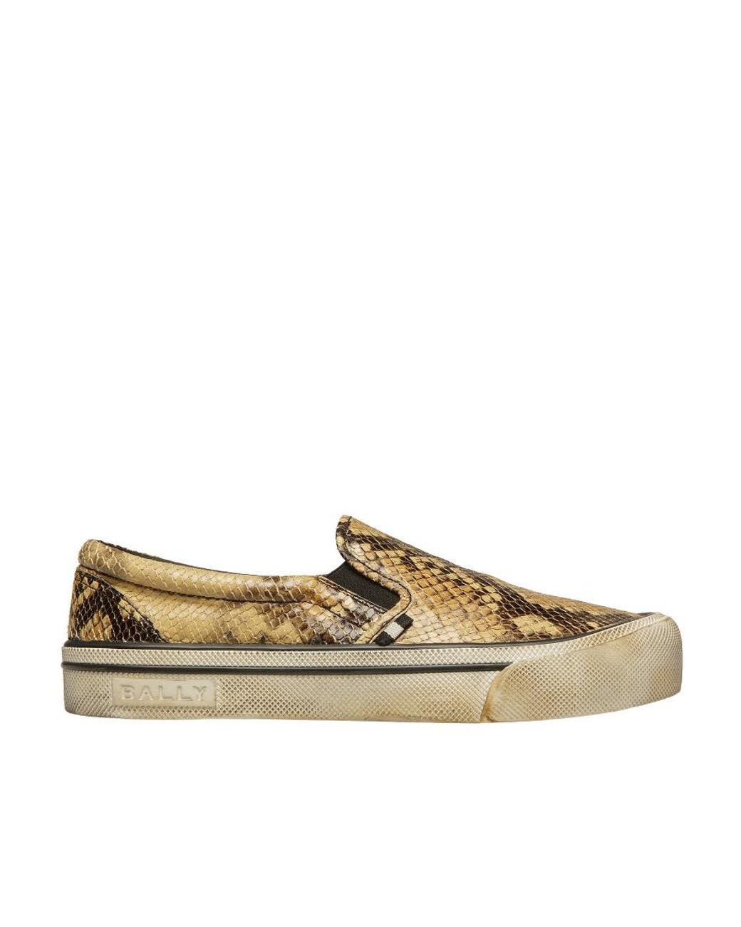 Bally Multicolor Santa Ana Python Printed Sports Shoes for men