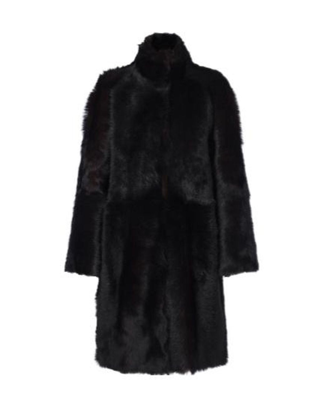Nour Hammour Black Soft Wool Coat