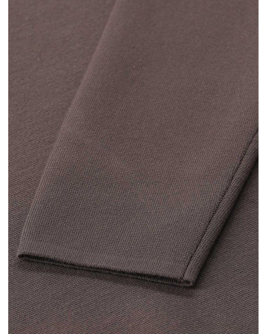 Totême Brown V-Neck Long-Sleeve Sweater