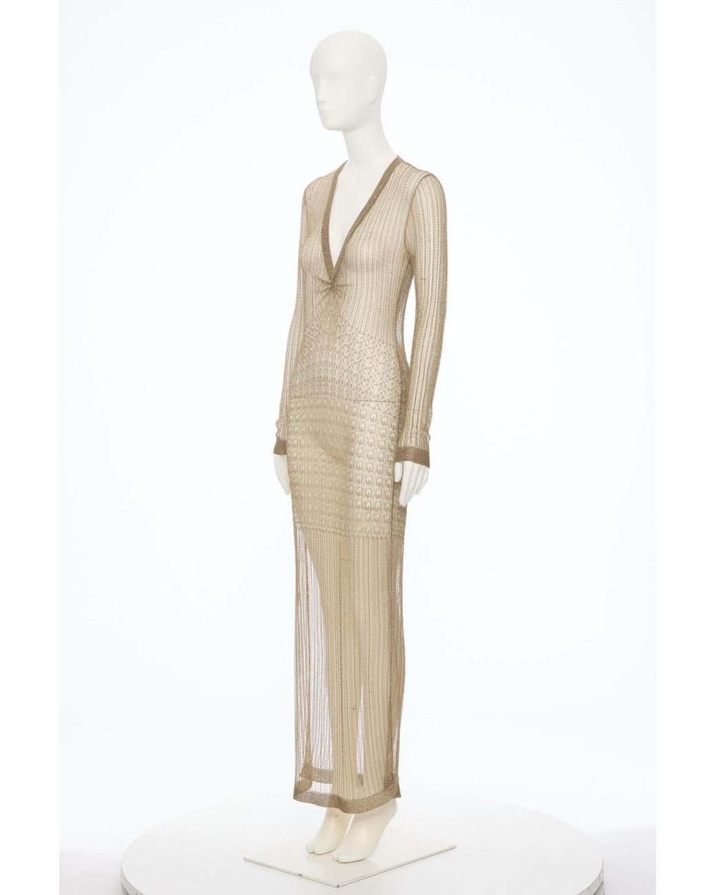 Valentino White Long-Sleeved Dress