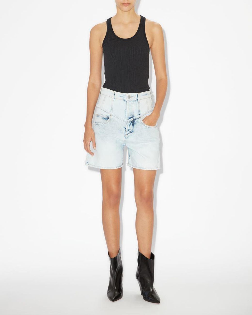 Isabel Marant Blue Oreta Shorts