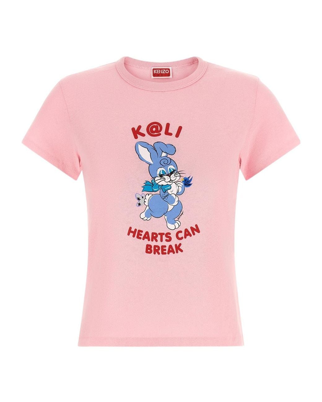 KENZO Pink Cartoon T-Shirt